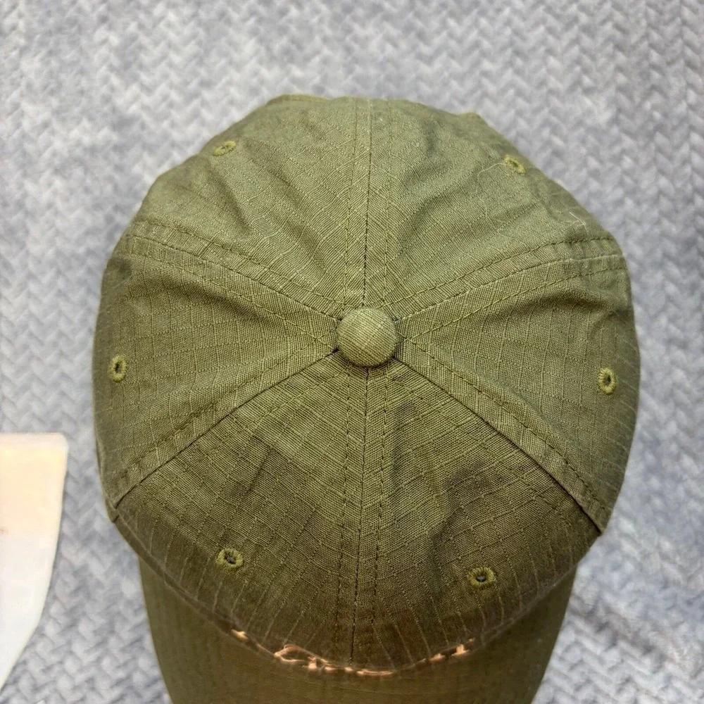 Outdoor Cap Aviagen Ripstop Hat Mens Olive Green Adjustable Baseball Cap SRS-100